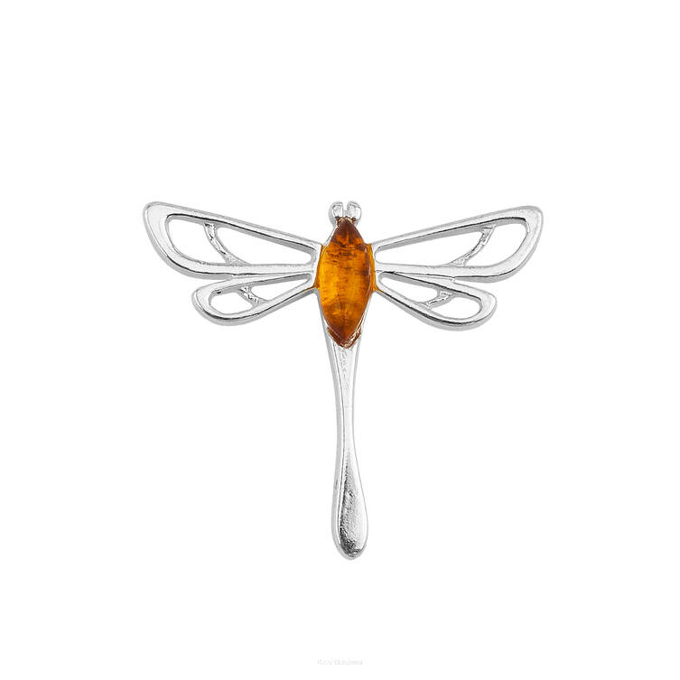 WISIOREK SREBRNY 925 AG BURSZTYNOWY