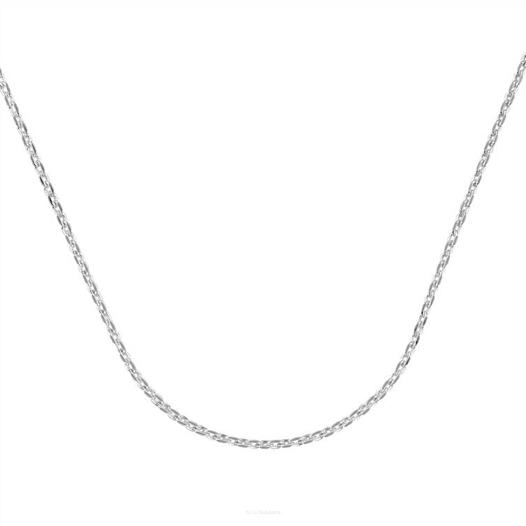 ŁAŃCUSZEK SREBRNY PR925 ANKIER 45CM